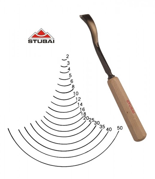 Stubai Standard - sweep 8 - back bent tool - sharpened