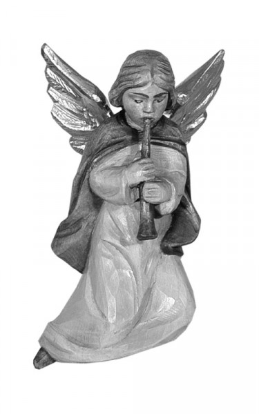 Angel with trumpet, sitting