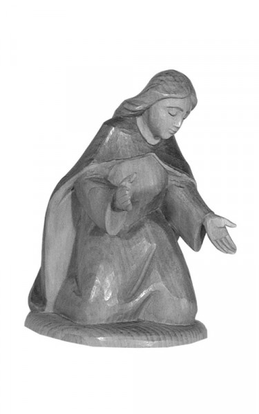 Mary kneeling