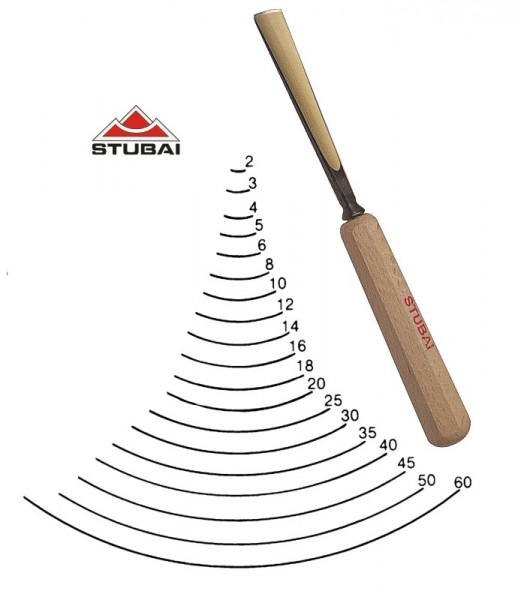 Stubai Standard - sweep 5 - straight tool - sharpened