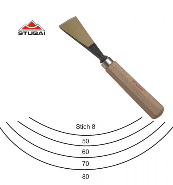 Stubai Standard - swiss shape - sweep 8 - presharpened