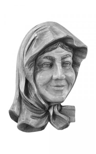 Farmer’s wife in relief