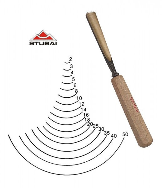 Stubai Standard - sweep 8 - straight tool - sharpened